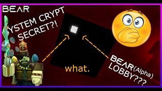TESTGAMING HID THIS in the BEAR (Alpha) SYSTEM CRYPT MAP!!!