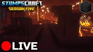 Finding the Nether Fortress! | Minecraft Survival - Stumpscraft Smp S5 🔴Live #1