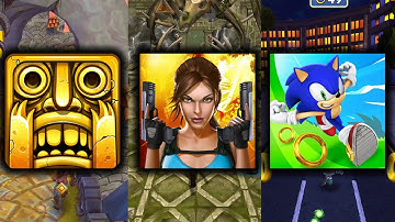 Temple Run 2 Sky Summit Vs Lara Croft Relic Run Vs Sonic Dash