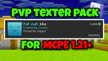 🔥 FAT CAT 16x PvP Texture Pack | MCPE 1.21+ FPS Boost + Short Sword ⚔️