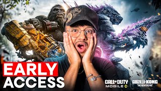 EARLY ACCESS CODM x Godzilla &amp; Kong🔥INDiA LiVE