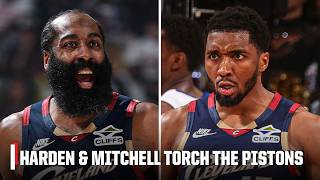THE BEARD & SPIDA ERUPT FOR 67 PTS IN GAME 4 😤 Cavs tie up series 2-2 vs. Pistons | NBA on ESPN