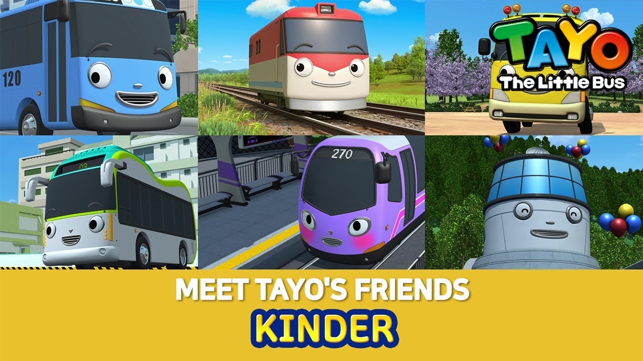 #2 Kindergarten bus KINDER l Meet Tayo's Friends 2 l Tayo the Little ...