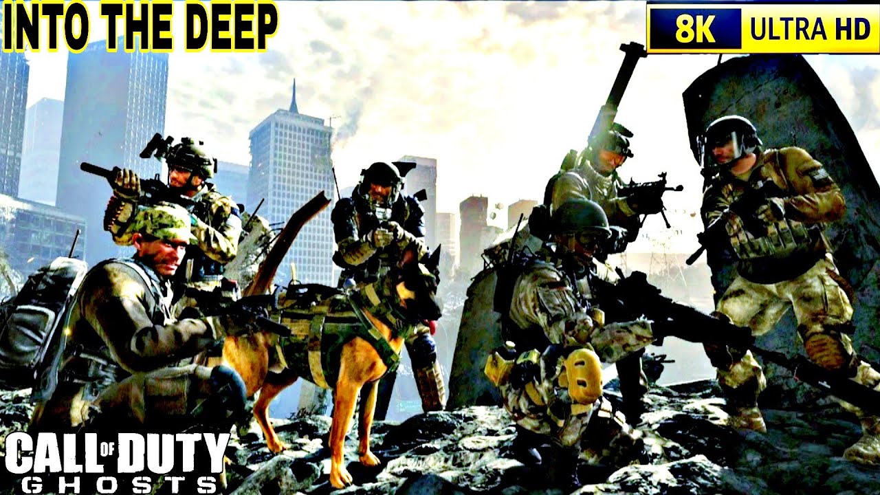INTO THE DEEP_Call OF Duty Ghosts Walkthrough 8k graphic Mission 12 ...