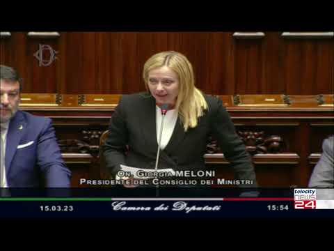 16/03/23 - Meloni a Molinari: Ok per finanziamenti anche ai comuni,Abonante ringrazia