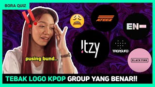 TEBAK LOGO GRUP KPOP YANG BENAR..  HAMPIR TERKECOH BUND.. || BORA QUIZ screenshot 4