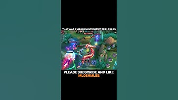 That was a wrong move i missed triple kills - YUZHONG GAMEPLAY-MLBB