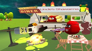 DID MEAT CHICKEN BEAT THE UNCLE CHEF ZOMBIE ? | Chicken Gun