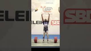 World Record Deadlift with 400 kg by Sanchez Dillon GBR in 105kg class