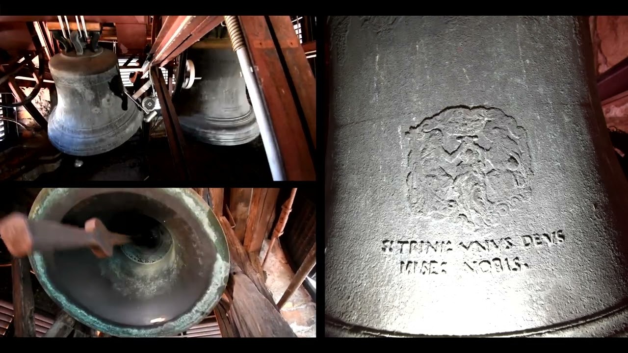Ljubljana - Tromostovje (SLO) Frančiškanska cerkev Marijinega oznanjenja -zvonovi / bells