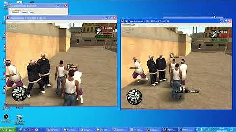GTA San Andreas Multiplayer COOP Mod Mission Tagging up Turf F-Bombs