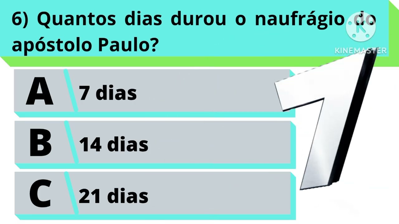 Quiz bíblico geral - parte 54.