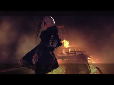 Nier: Automata Route A - Twisted Religion: SoShi Spider Ball Defeated via 2B Cutscene PS4 Pro