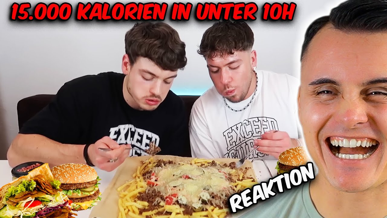 Sie versuchen 15.000 Kalorien in 10 Stunden zu essen?!  I The Franklin Reaktion