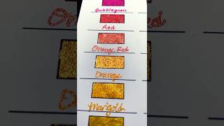 Who ever thought swatches could be so pretty? Grabie Glitter Pens 😍 #swatches #glitterpens #grabie