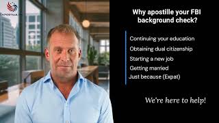FBI Apostille - Criminal Background Check Apostille