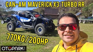 Dünyanın EN hızlı UTV'si !  Can-am Maverick X3 Turbo RR 770kg/200hp 🔥