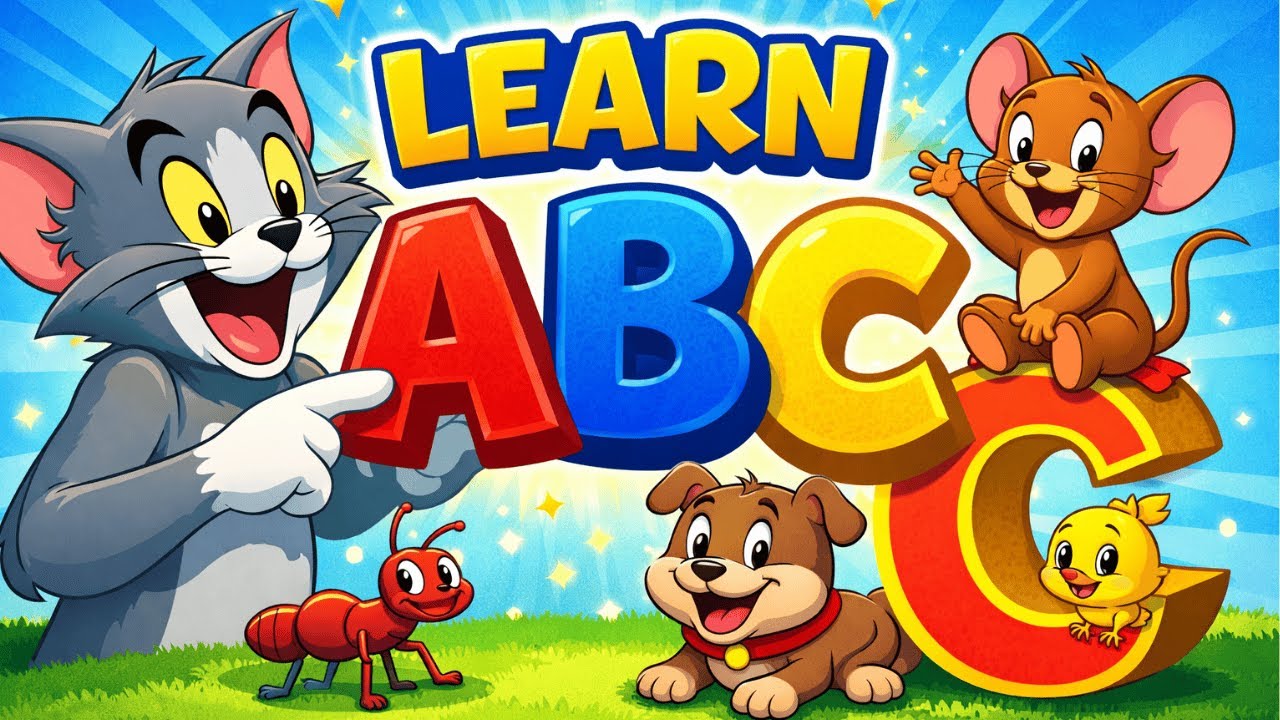 ABC Song with Tom & Jerry 🐭🐱 | Learn Letters A–Z