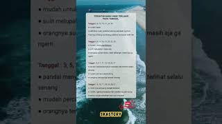 Download Lagu Kepribadian seseorang menurut tanggal lahir #skastory #shorts #short MP3