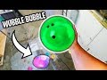 Bowling Ball VS Wubble Bubble from 100ft Drop!