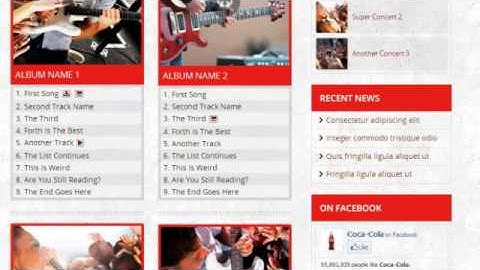 RockStar - HTML5 Responsive Template + Download