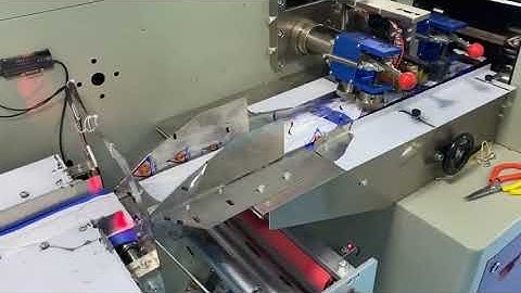 Outer ear loop folding sorting feeding horizontal type bag packaging machine testing video