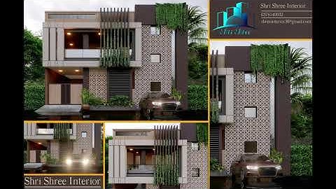Morden Villa Exterior I Walkthrough I Sketchup I lumion 10 I Shri Shree Interior I