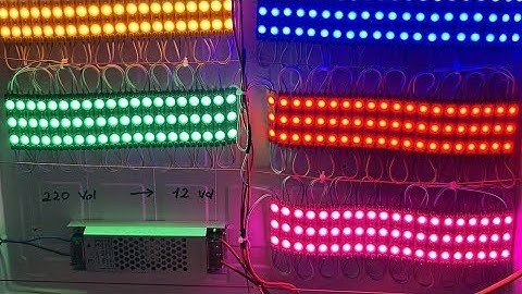 Cách đấu Vỉ LED thanh 3 mắt 12 Vol | Phúc Lộc Phát Lighting
