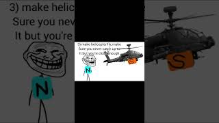 Troll Physics: How to fly