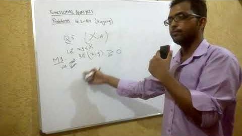 Functional Analysis | A course | Lecture 7 | Exercises Section 1.1