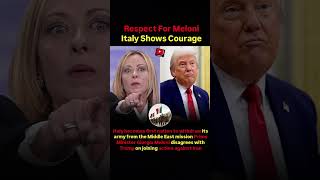 Italy Pulls Military from Middle East as Meloni Disagrees with Trump on Iran Conflict