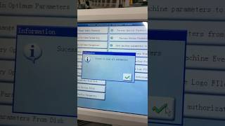 Save &amp; Load Parameters on a Butterfly Embroidery Machine (A18 Panel)  #butterflyembroidery