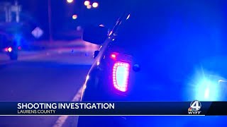Information Shooting investigation underway in Laurens County, deputies say Update