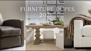 pottery barn furniture dupes 2021