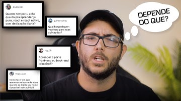 Quanto tempo para aprender React? - Começar Pelo Front ou Back?[Perguntas e respostas]