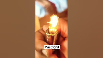 Super SlowMo Flint Stone Lighter | #Shorts