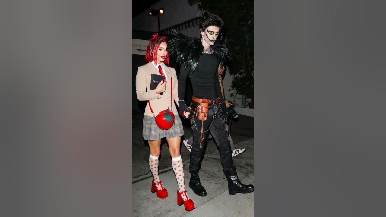 Megan Fox & Machine Gun Kelly Halloween Wonderland Party Like a Monster