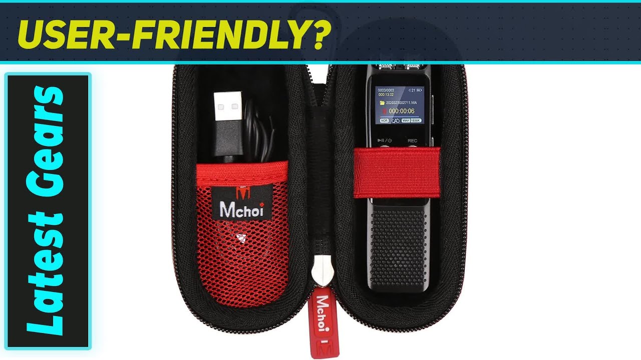 Mchoi Hard Case: The Best Protection for Your Digital Recorder & MP3 Player!