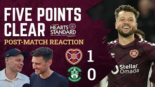 REACTION | Craig Halkett sparks bedlam with late winner | Hearts 1-0 Hibs | Scottish Premiership