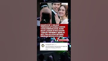 El Rumi proposes to Syifa Hadju #shortsvideo #trending #elrumi #syifahadju