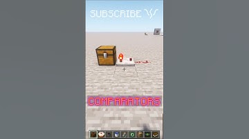 What can COMPARATORS READ? (Container fullness +MORE) | Redstone with PsiVolt #minecraft #redstone