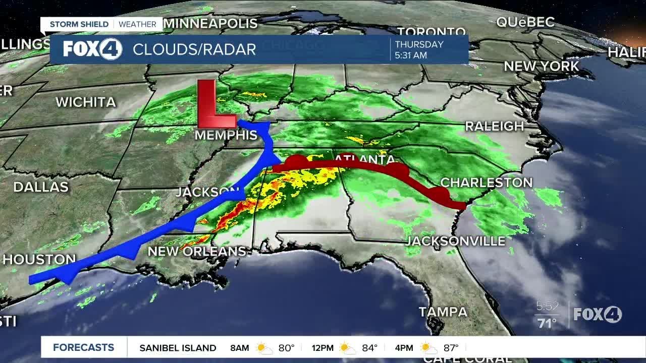 Hot and Breezy Before Rain Arrives Friday - YouTube