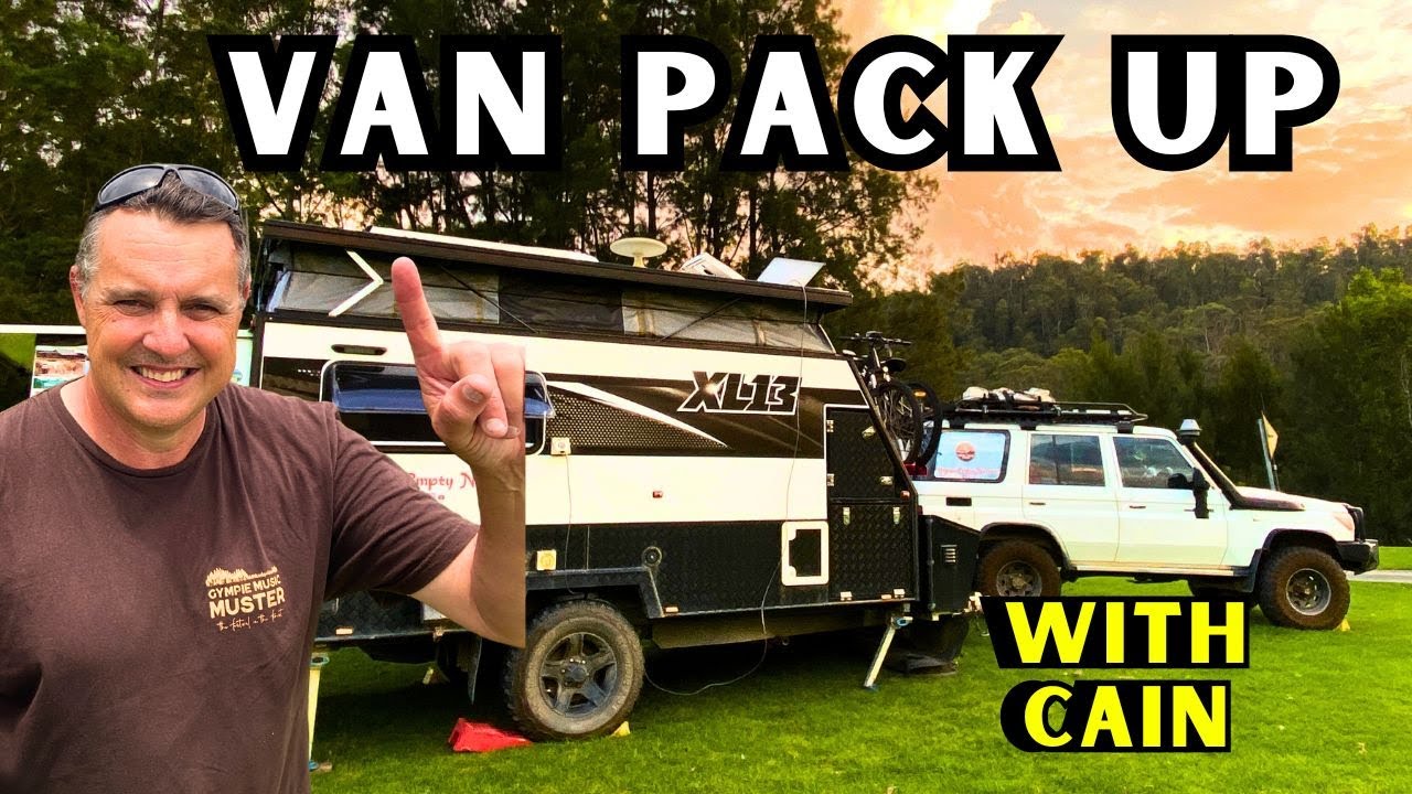 Сборы в фургоне с Каином | За кулисами жизни в автоприцепе