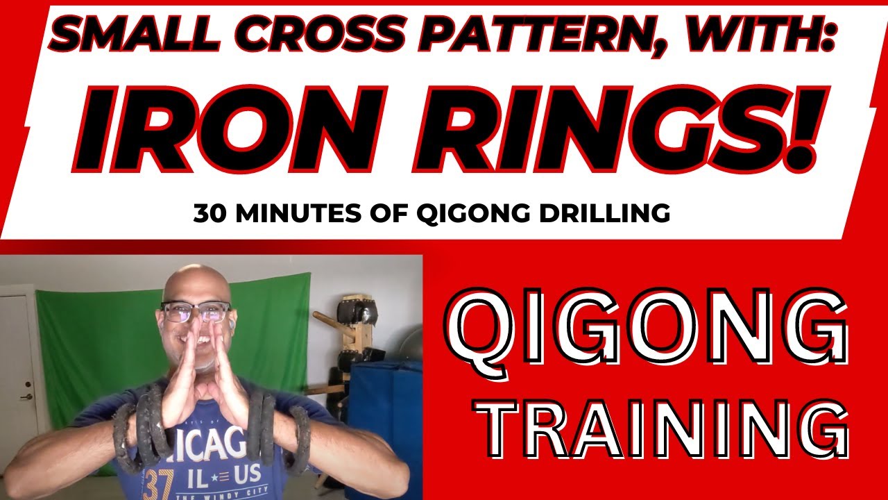 Iron Rings: Small Cross Pattern Opening - Qigong Drilling for 30 ...