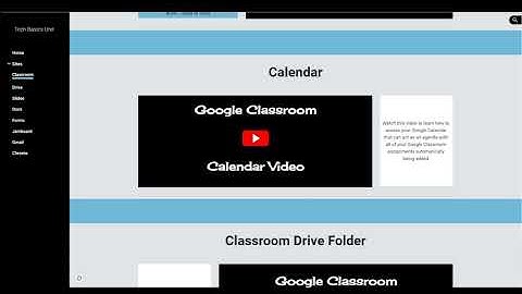 Google Classroom - Calendar