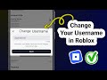 How to Change Your Roblox Username for free without paying 1000 Robux | Change Roblox Username