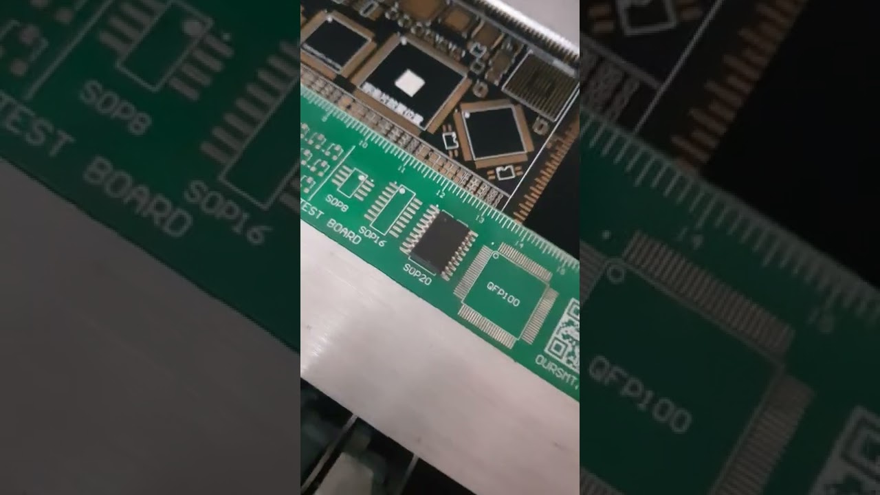 SMD SMT dizgi makinesi. Yerli imalat 4 kafalı