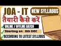 JOA–IT (New Syllabus) Complete Preparation Program