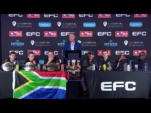 EFC 123 Post Event Press Conference - Live