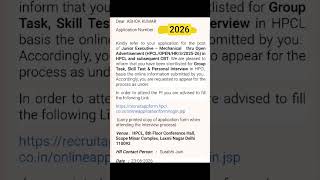 hpcl jeo mechanical interview date out#ssc #education #study #viral #video #trending #explore